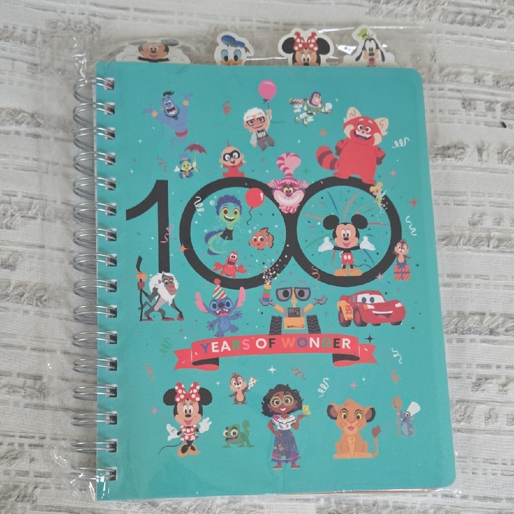 Disney 100 Years of Wonder Kids Notebook - Teal